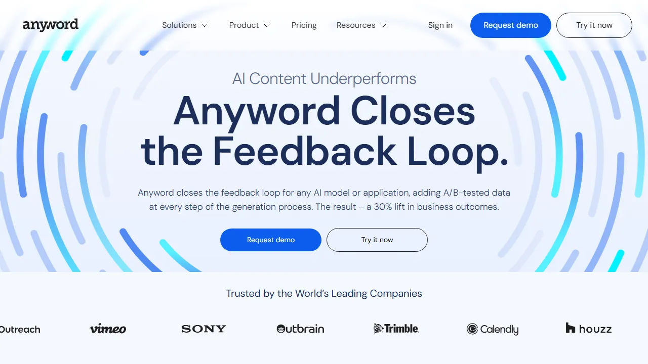 Anyword captura de pantalla