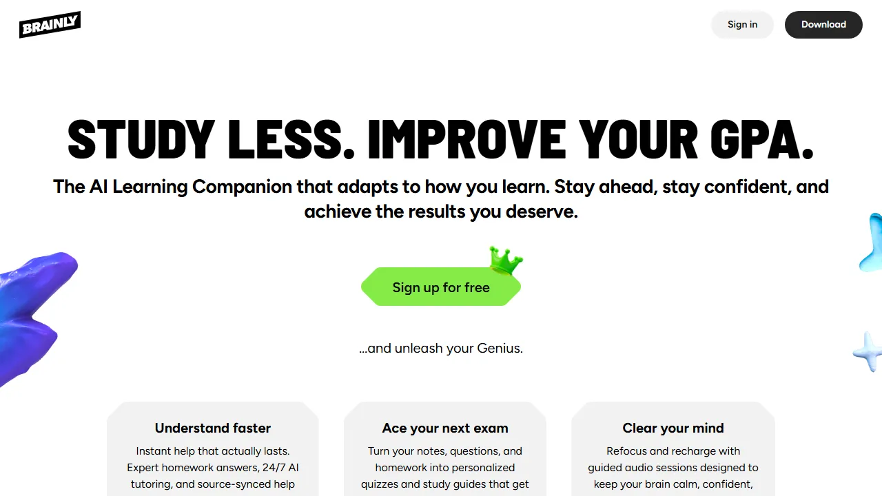 Brainly captura de pantalla