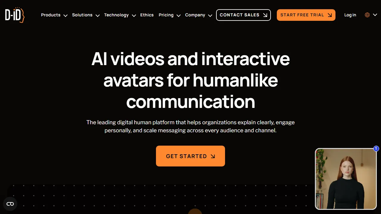 D-ID captura de pantalla