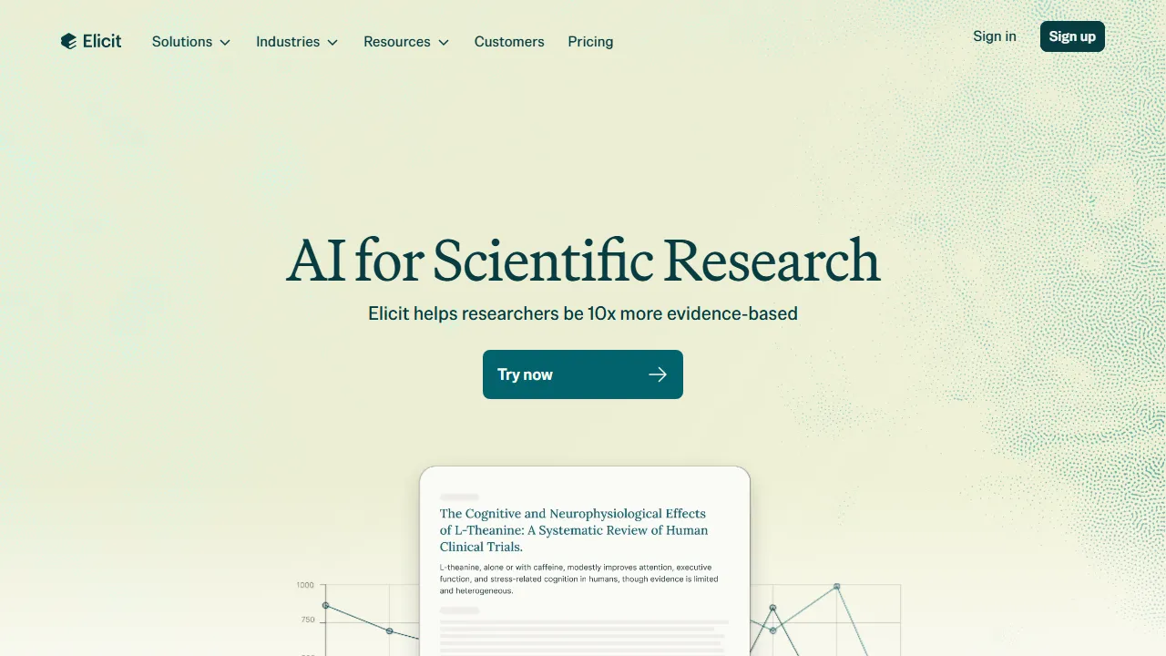 Elicit captura de pantalla