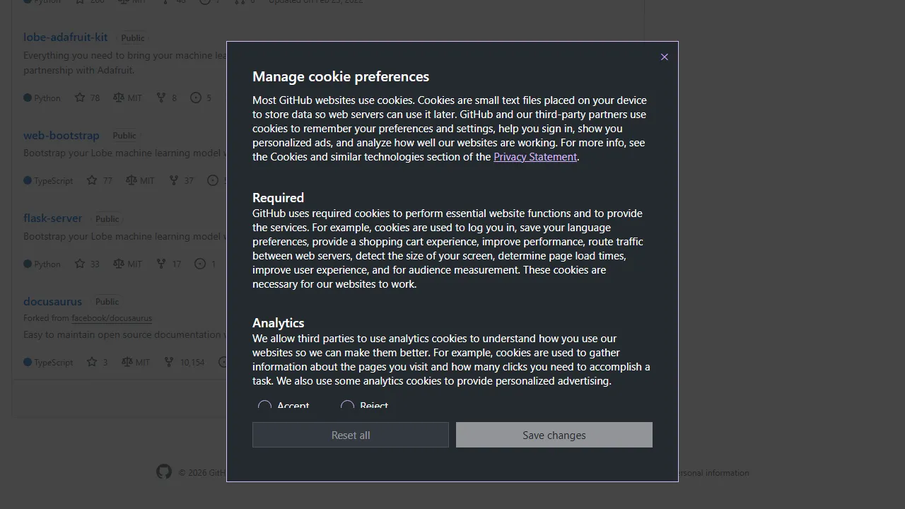 Lobe.ai captura de pantalla