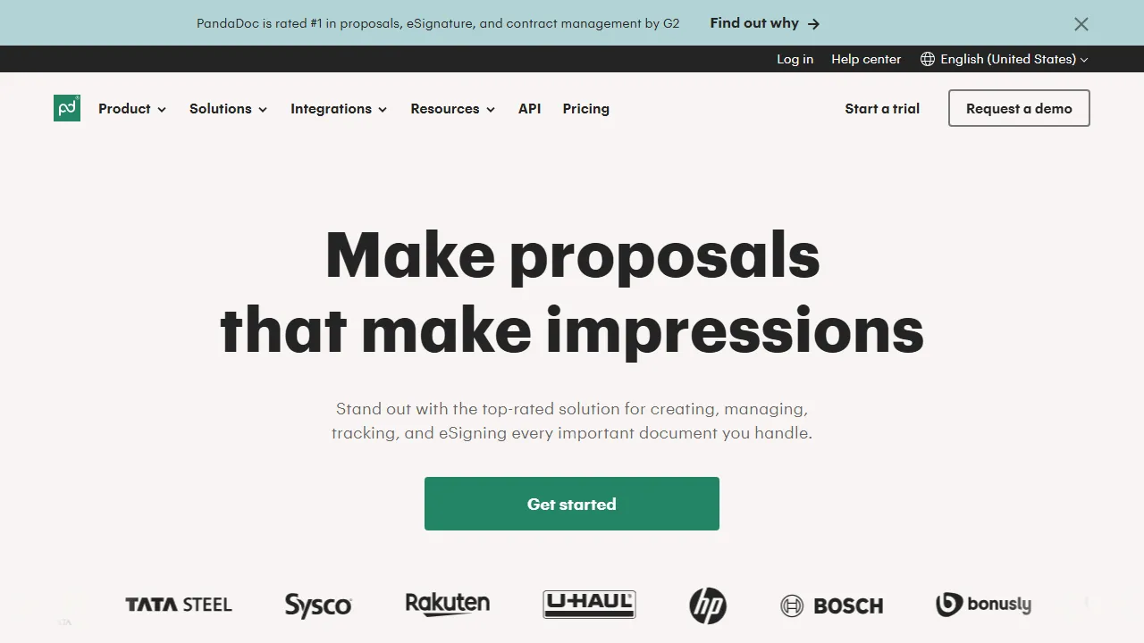 Pandadoc AI captura de pantalla