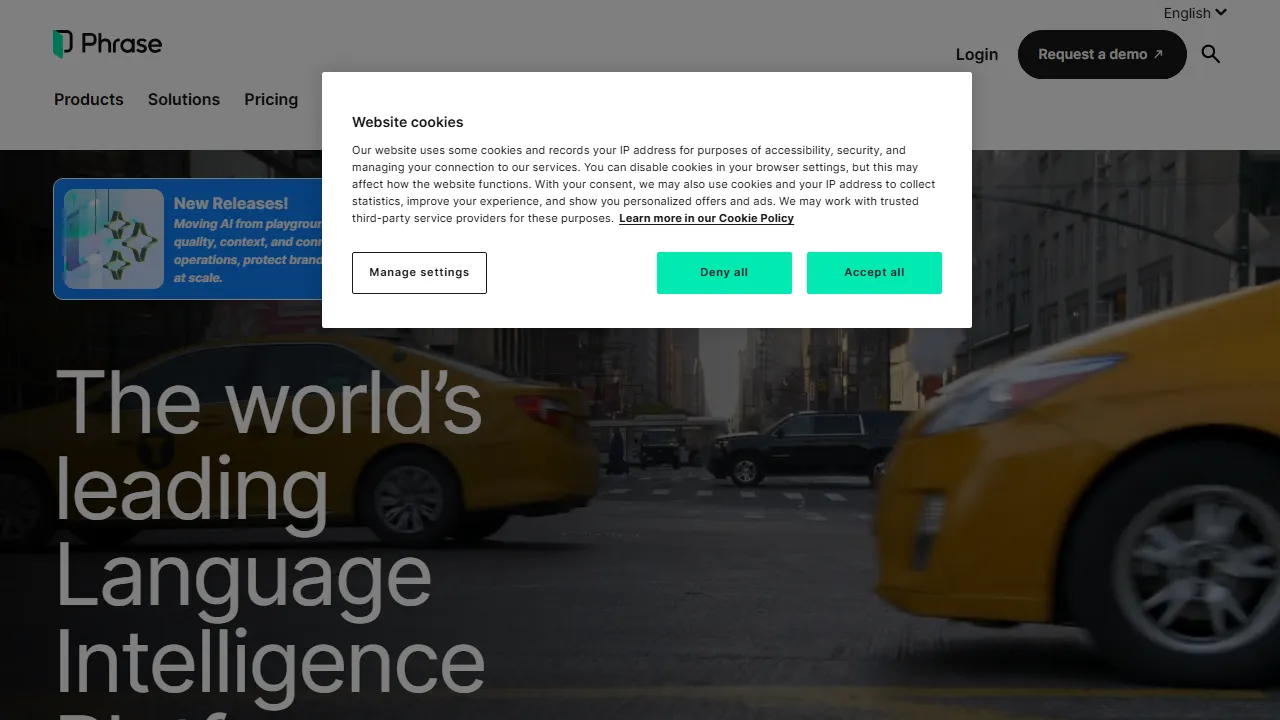 Phrase (Memsource) captura de pantalla