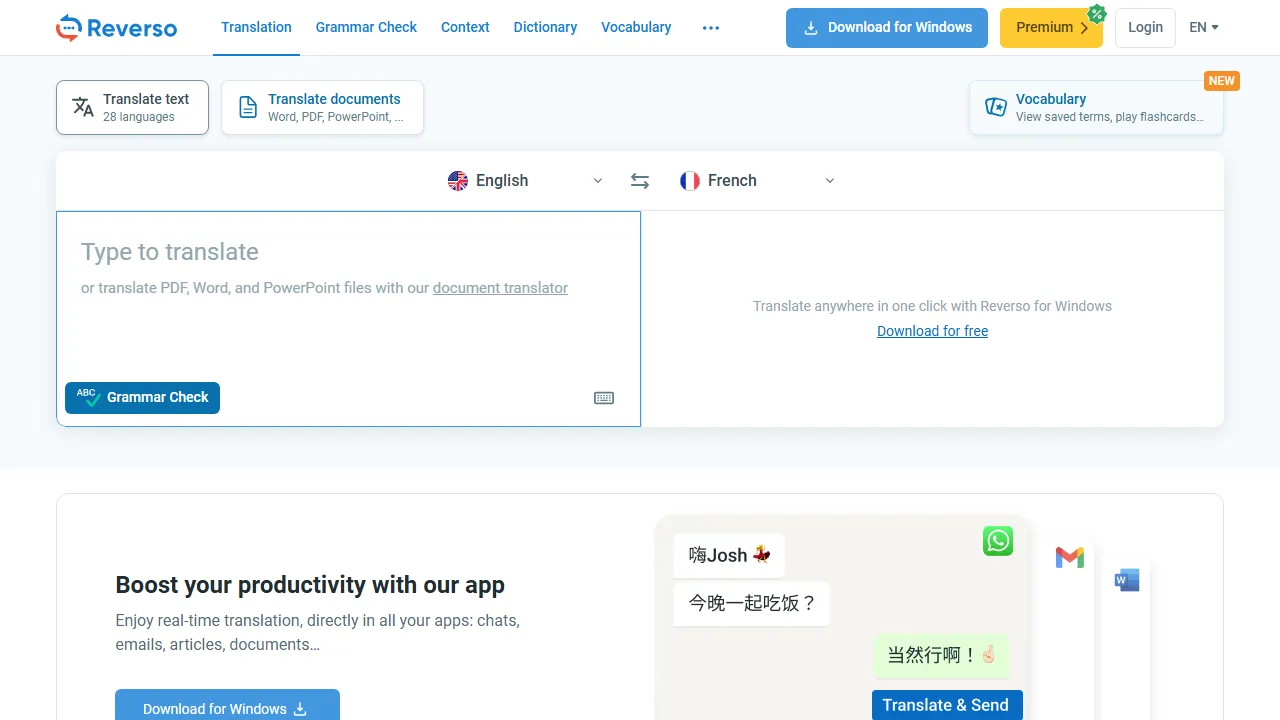 Reverso captura de pantalla