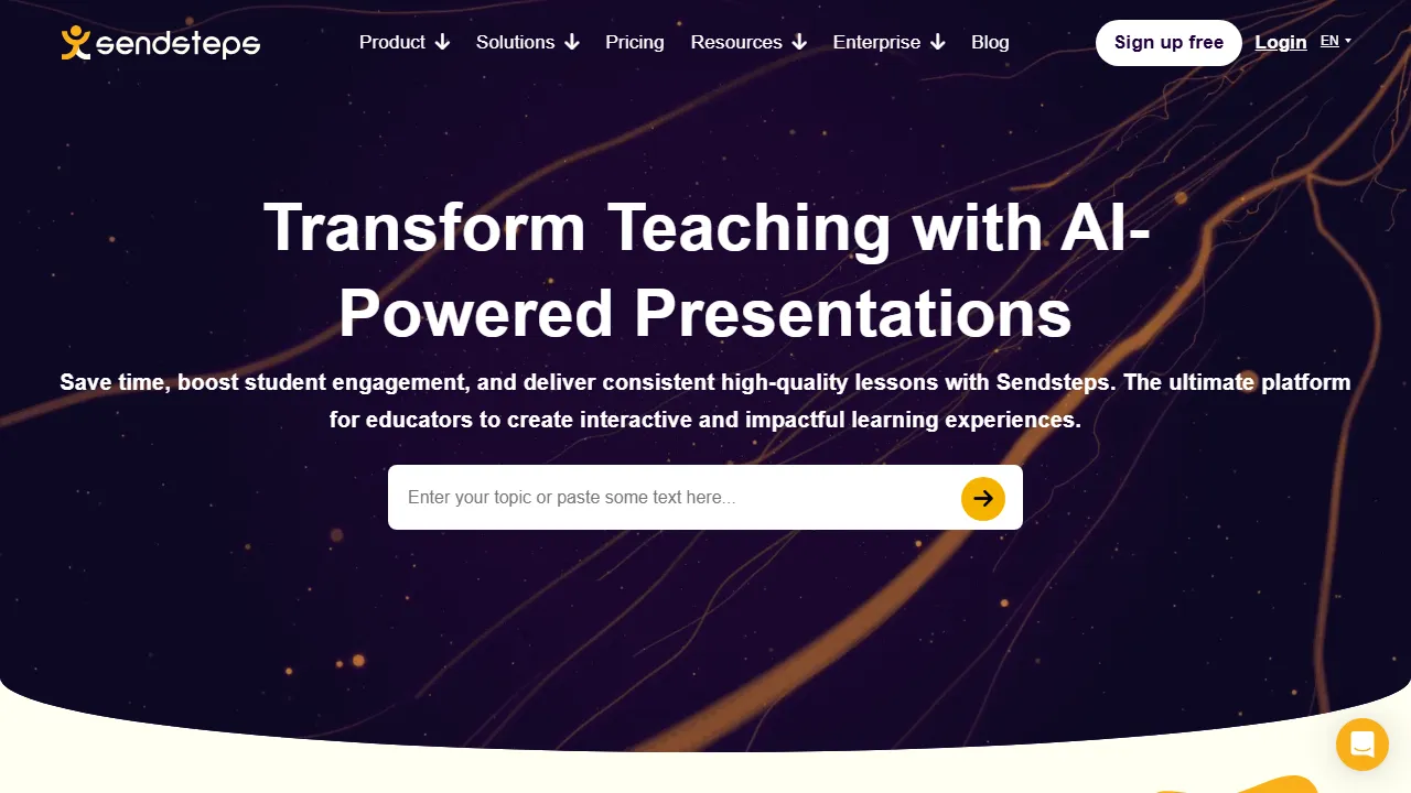 Sendsteps AI captura de pantalla
